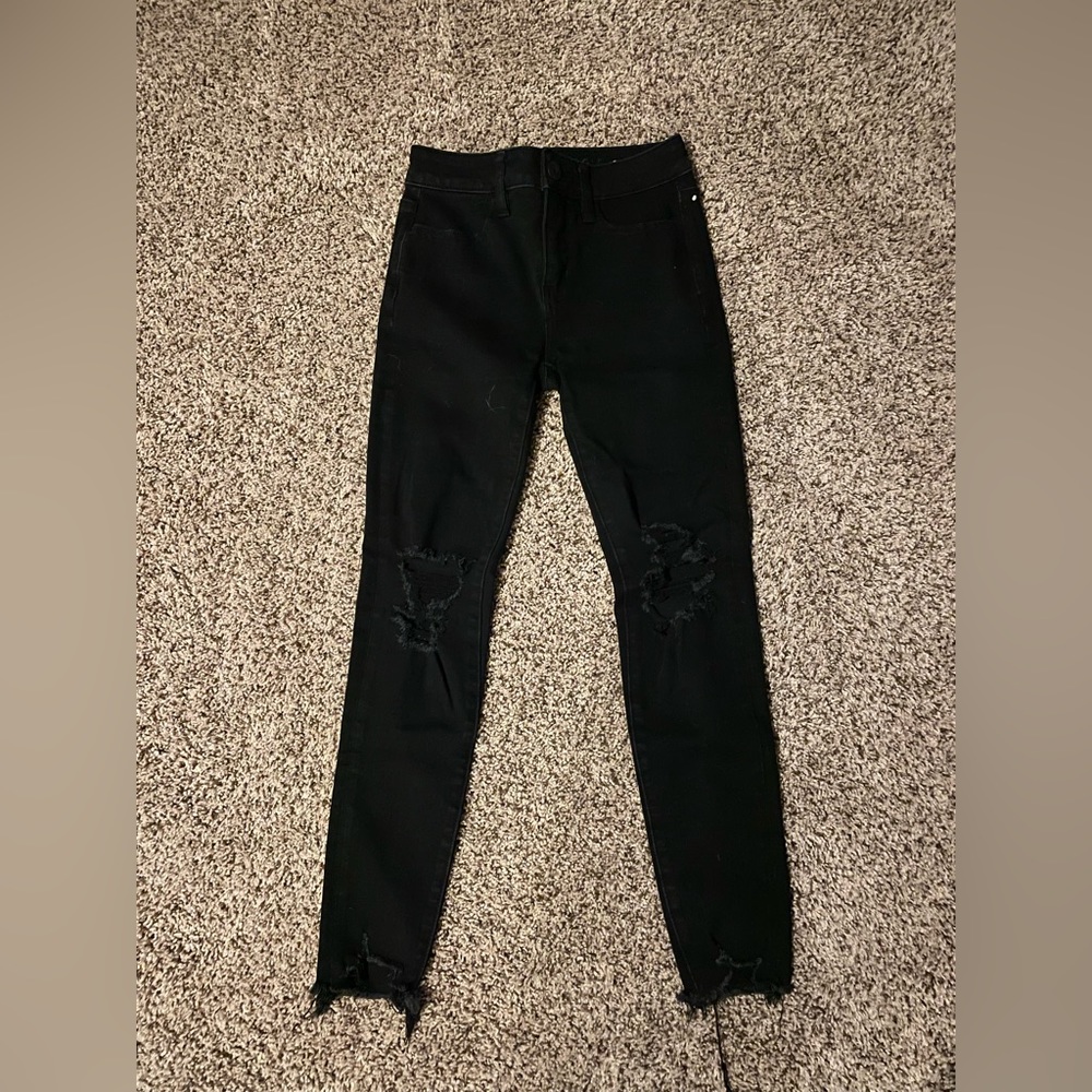 American eagle skinny jeans, size: 00